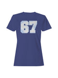 Retro Style Number 67 Design Women's T-shirt
