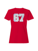Retro Style Number 67 Design Women's T-shirt