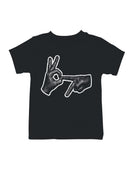 Hand Sign OK Point Gesture Youth's T-shirt