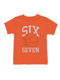 Sports-Themed "Six Seven" Graphic Youth's T-shirt