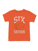 Sports-Themed "Six Seven" Graphic Youth's T-shirt
