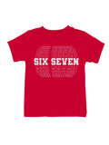 Six Seven Bold Typography Design Youth's T-shirt