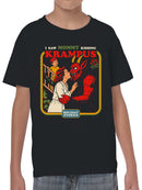 Mommy Kissing Krampus Holiday Humor Youth's T-shirt