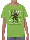 Jingle Hells Krampus Design Youth's T-shirt