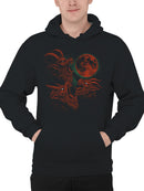 Howling Beasts Under Blood Moon Men's Hoodie