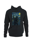 Starry Night Krampus Art Print Men's Hoodie
