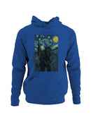 Starry Night Krampus Art Print Men's Hoodie