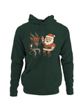 Santa and Krampus Unite Men's Hoodie