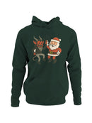 Santa and Krampus Unite Men's Hoodie