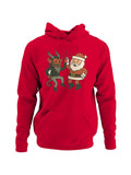 Santa and Krampus Unite Men's Hoodie