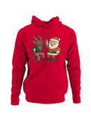 Santa and Krampus Unite Men's Hoodie