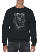Krampus Gothic Illustration Art Men's Sweatshirt