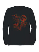 Howling Beasts Under Blood Moon Men's Sweatshirt