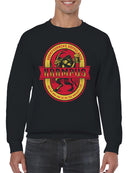 Krampusnacht Doppelbock Design Men's Sweatshirt