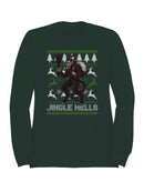 Jingle Hells Krampus Design Men's Sweatshirt