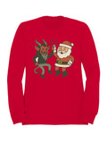 Santa and Krampus Unite Men's Sweatshirt