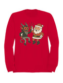 Santa and Krampus Unite Men's Sweatshirt