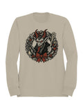 Krampus Wreath Holiday Design Women's Sweatshirt