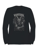 Krampus Gothic Illustration Art Women's Sweatshirt
