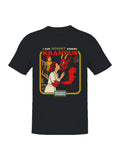 Mommy Kissing Krampus Holiday Humor Men's T-shirt