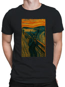 Demon Scream Surreal Art Print Men's T-shirt
