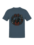 Krampus Wreath Holiday Design Men's T-shirt