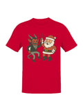 Santa and Krampus Unite Men's T-shirt