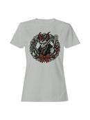 Krampus Wreath Holiday Design Women's T-shirt