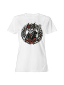 Krampus Wreath Holiday Design Women's T-shirt
