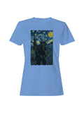 Starry Night Krampus Art Print Women's T-shirt
