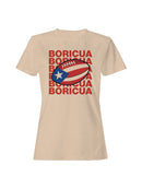 Boricua Football Pride Graphic Women's T-shirt