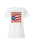 Boricua Football Pride Graphic Women's T-shirt