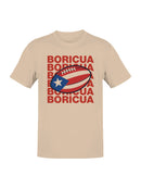 Boricua Football Pride Graphic Men's T-shirt