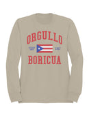 Orgullo Boricua Pride 1917 Men's Sweatshirt