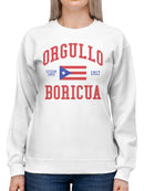 Orgullo Boricua Pride 1917 Women's Sweatshirt