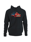 Patriotic Vintage Truck Graphic Men's Hoodie