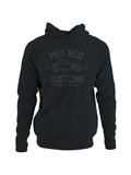Vintage Hot Rod Customs Logo 1977 Men's Hoodie