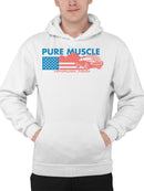 Pure Muscle American Car Art Men's Hoodie