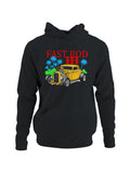 Fast Rod Vintage Car Graphic Men's Hoodie