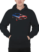 Classic American Muscle Car Art Men's Hoodie