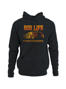 Classic Hot Rod Life Flames Men's Hoodie