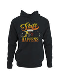 Shift Happens Hot Rod Design Men's Hoodie