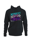 Midnight Drift Racing Graphic Men's Hoodie