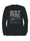 Built Strong American Muscle Cars Men's Sweatshirt