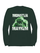 Monster Mayhem Truck Splash Art Men's Sweatshirt