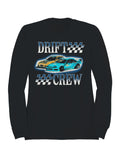 Drift Crew Racing Design Men's Sweatshirt
