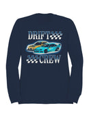 Drift Crew Racing Design Men's Sweatshirt