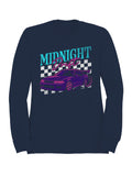 Midnight Drift Racing Graphic Men's Sweatshirt