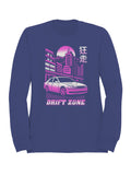 Urban Drift Zone Art Design Men's Sweatshirt
