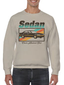 Classic American Sedan Design Men's Sweatshirt